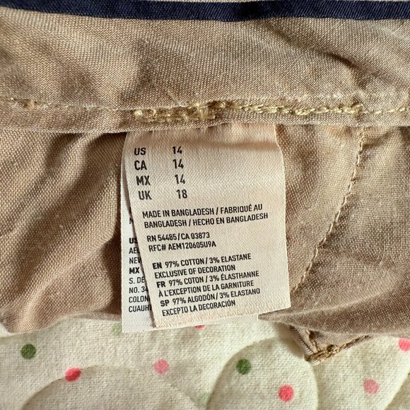 American Eagle Outfitters | Women's Shorts | Beige | US 14 - Picture 5 of 7